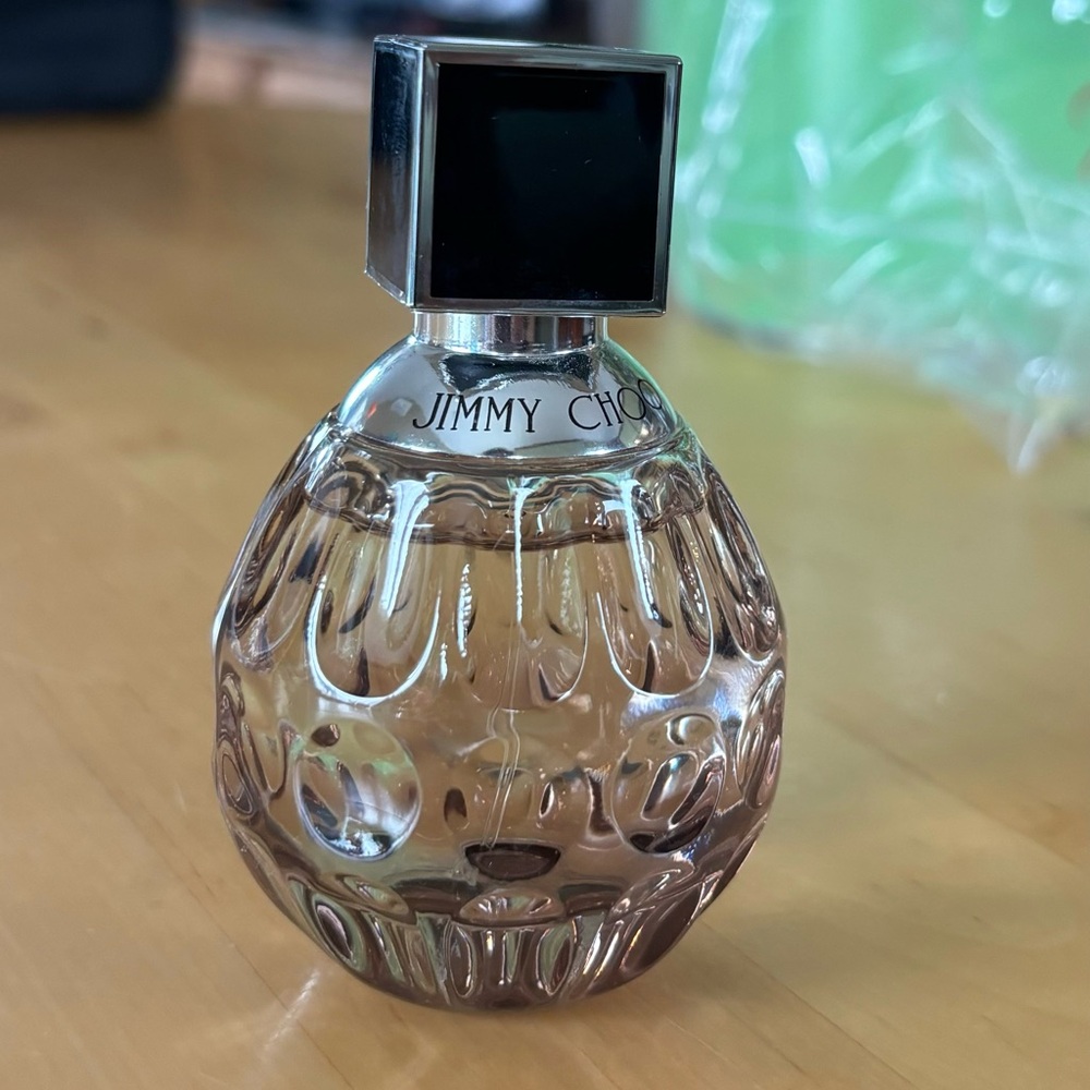 Jimmy Choo Fragrance Bottle with Black Cap